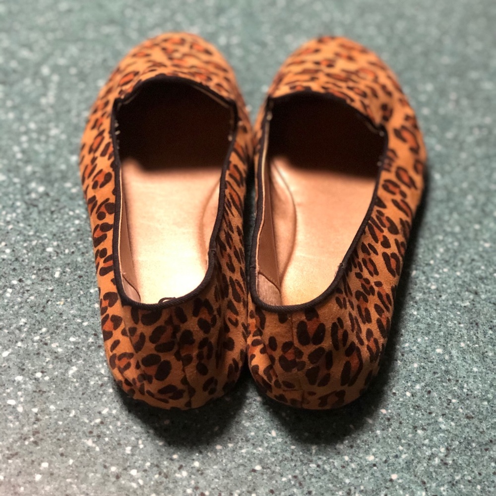 Leopard Print Flats